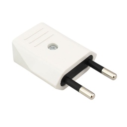 Enchufe de cableado desmontable, enchufe macho y hembra, negro y blanco,  2.5A, 250V, 4,0mm