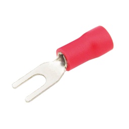 [000303601] 50pcs bag insulated spade terminal 4,3/1,5mm Red