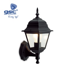 [000701904] Farol de jardín brazo abajo Serie Luna E27 Negro