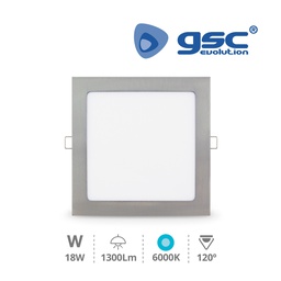 [000704701] Downlight empotrable Nairobi 18W 6000K Niquel