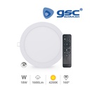 Downlight empotrable Olimpia 18W 4200K regulable