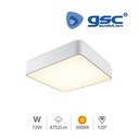 Plafon techo cuadrado LED 72W 3000K