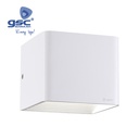 Aplique pared Cube 6W 6000K Blanco mate