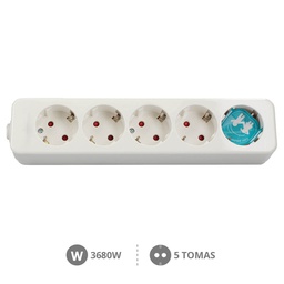 [000800227] 5 way socket Mega Serie without cable