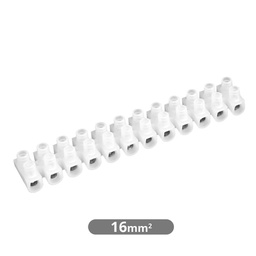 [001000522] Pack 10 Regletas de Conexión 16 mm2 - Blanca