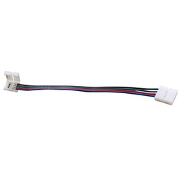 [001501596] Clip + câble pour raccorder des bandes LED 10 mm SMD5050/RGB