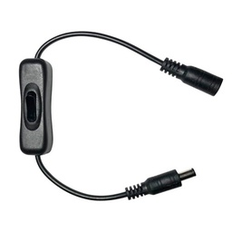 [001504524] Conector macho a hembra DC + interruptor
