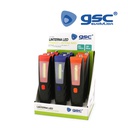 Linterna de trabajo con antena 2W+1W - 9u caja exp