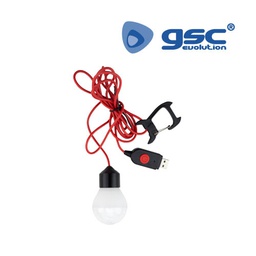 [001603254] Linterna colgante USB 2.6W con gancho e iman