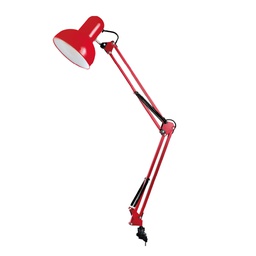 [001900398] Lampe de bureau à bras articulé clip E27 40 W- Rouge
