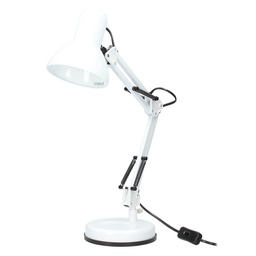[001900423] Lampe de bureau à bras articulé tradition E27 40 W- Blanche