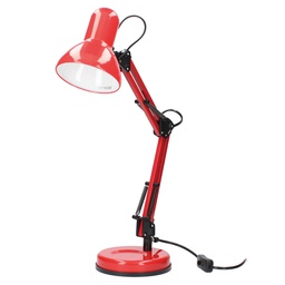 [001900425] Lampe de bureau à bras articulé tradition E27 40 W- Rouge