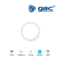 [002002377] Tubo circular LED 15W G10q 6500K