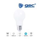 Lámpara Serie Cristal Estandar LED 9W E27 6000K