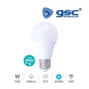 Lámpara LED estándar crepuscular + presencia 10W E27 6000K