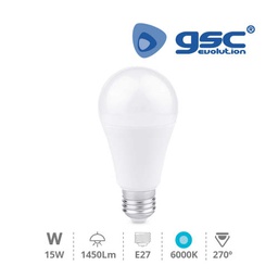 [002003553] Lámpara Estandar LED 15W E27 6000K