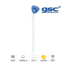 [002003595] Lámpara PL LED 20W 2G11 4200K