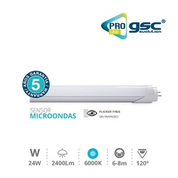 [002005102] T8 LED tube with motion sensor 24W 6500K 150cm - Pro Line
