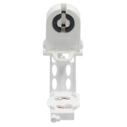 [002201223] Suporte de lâmpadas para tubos + porta arrancador G13 Branco