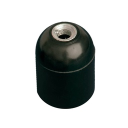 [002201262] E27 smooth bakelite lamp holder Black