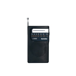 [002402596] Radio vertical portátil 2xAA 118x28x70mm