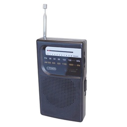[002402596] Radio vertical portátil 2xAA 118x28x70mm