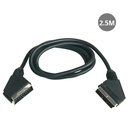 Male euroconector to male euroconector 3m 21 pin 0.D 8mm