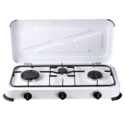[002701760] Gas stove with 3 burners