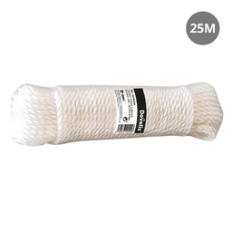 [002702544] Cuerda de tender cableada 25M - Blanca