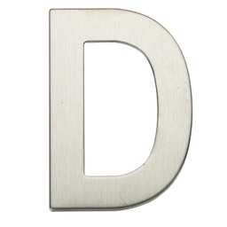 [003302623] Door letter D stainless steel with adhesive