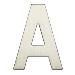[003302620] Door letter A stainless steel with adhesive