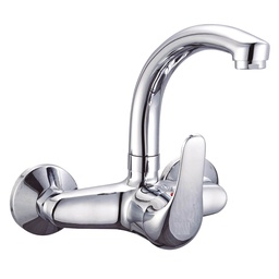 [003702415] Niagara single arm curved 90º chromed sink spout