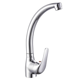 [003702413] Niagara single arm semi-curved chromed sink spout