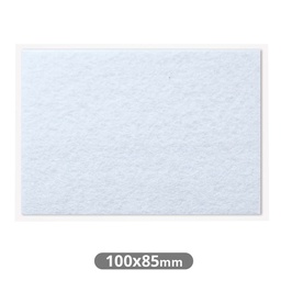 [003802769] Square Adhesive Felt pads 100x85mm - White