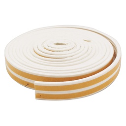 [003803808] Adhesive rubber weather strip 9mm - 6M white