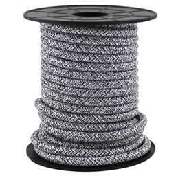 [003902987] Cable textil 10M (2x0.75mm) Negro/Gris