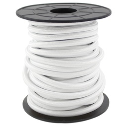 [003902998] Câble en tissu 10 M (2x0,75 mm) Blanc