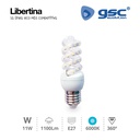 Lampara espiral LED 11W E27 6000K - Libertina