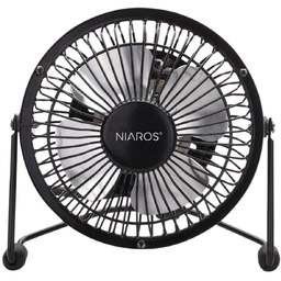 [005000720] Mini ventilador sobremesa USB 2,5W Negro