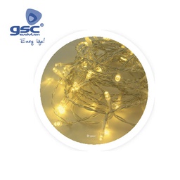 [005204467] Guirnalda transparente 10M 8 funciones 2700-3000K