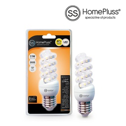 [008000375] Lampara espiral 11W E27 3000K - 6u caja exp