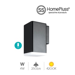 [008000949] Aplique Ayane 4W 4200K IP54 Negro