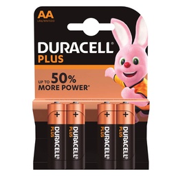 [009000112] DURACELL alkaline PLUS LR6 (AA) Battery 4pcs/blister