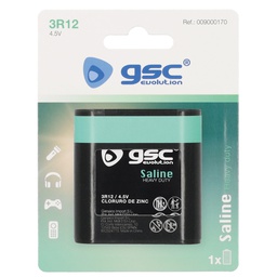 [009000170] Pila petaca salina GSC evolution 3R12-4.5V Blíster 1 Ud.