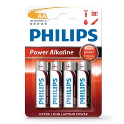 [009000312] PHILIPS alkaline LR6 (AA) Battery 4pcs/blister