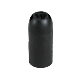 [101530001] Porte-lampe thermoplastique lisse E14 noir
