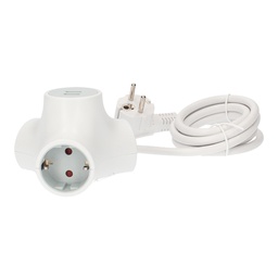 [103000014] 3 way adapter + 2USB 1,4M wire