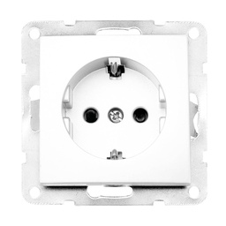 [103500010] Single recessed socket Iota White