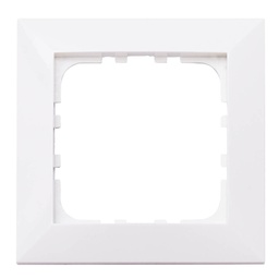 [103500018] 1 gang cover frame Iota White