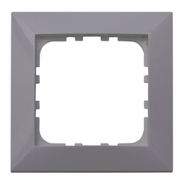 [103500019] 1 gang cover frame Iota Silver
